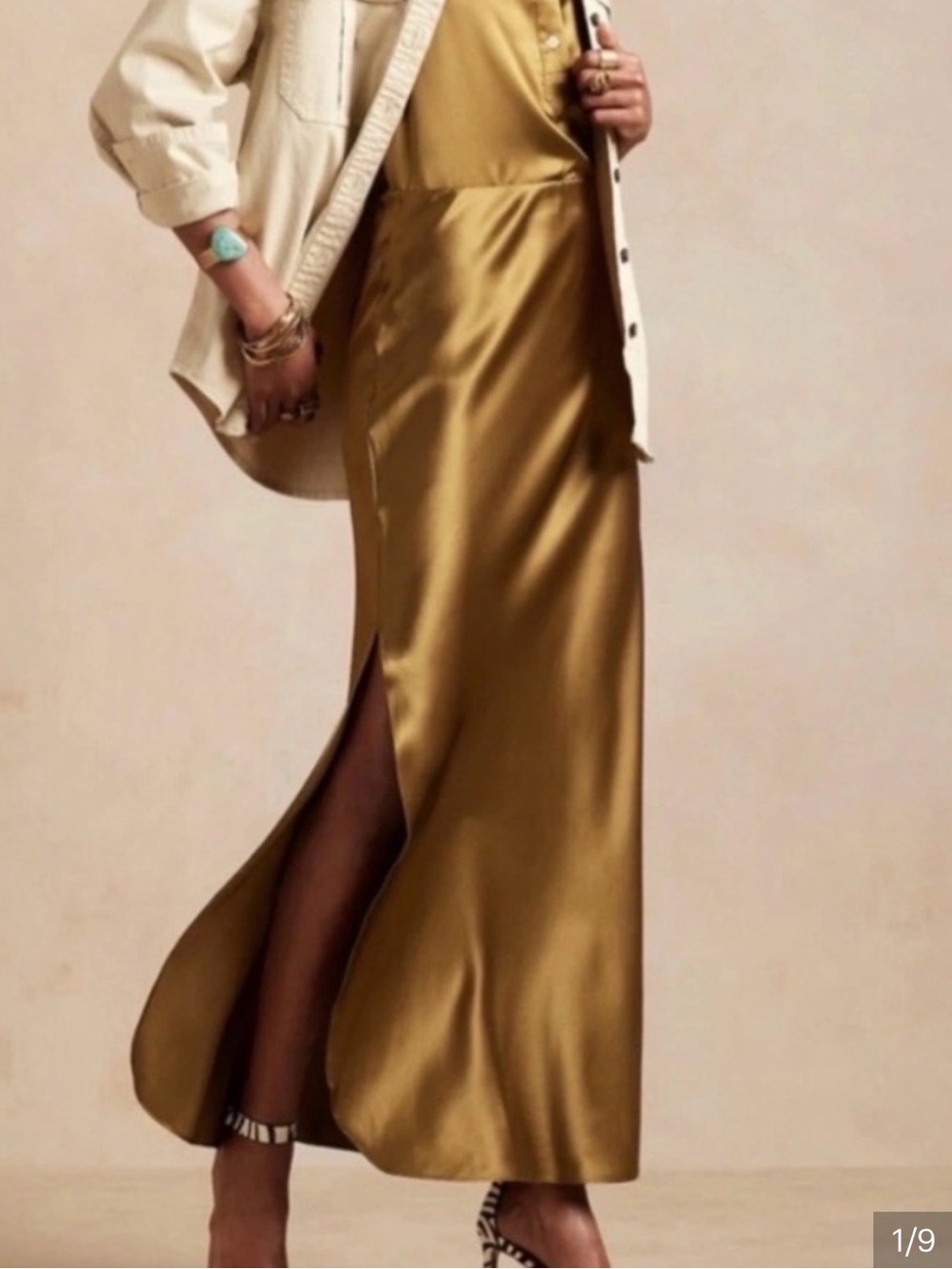 Banana Republic
Banana Republic Dreamer Silk
Maxi Skirt Olive Green size S